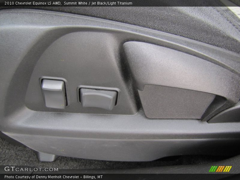 Summit White / Jet Black/Light Titanium 2010 Chevrolet Equinox LS AWD