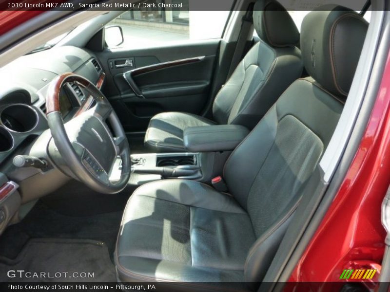 Sangria Red Metallic / Dark Charcoal 2010 Lincoln MKZ AWD