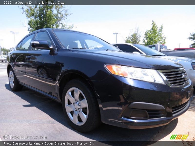 Midnight Blue / Gray 2010 Kia Optima LX