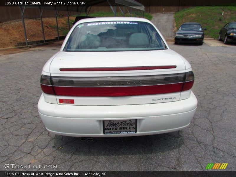Ivory White / Stone Gray 1998 Cadillac Catera