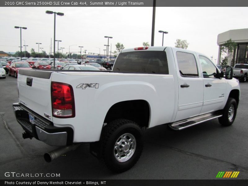 Summit White / Light Titanium 2010 GMC Sierra 2500HD SLE Crew Cab 4x4