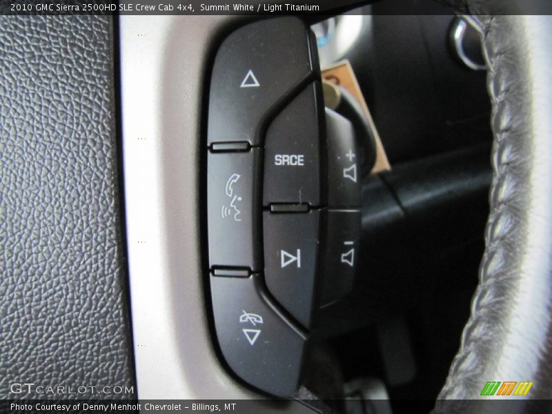 Controls of 2010 Sierra 2500HD SLE Crew Cab 4x4