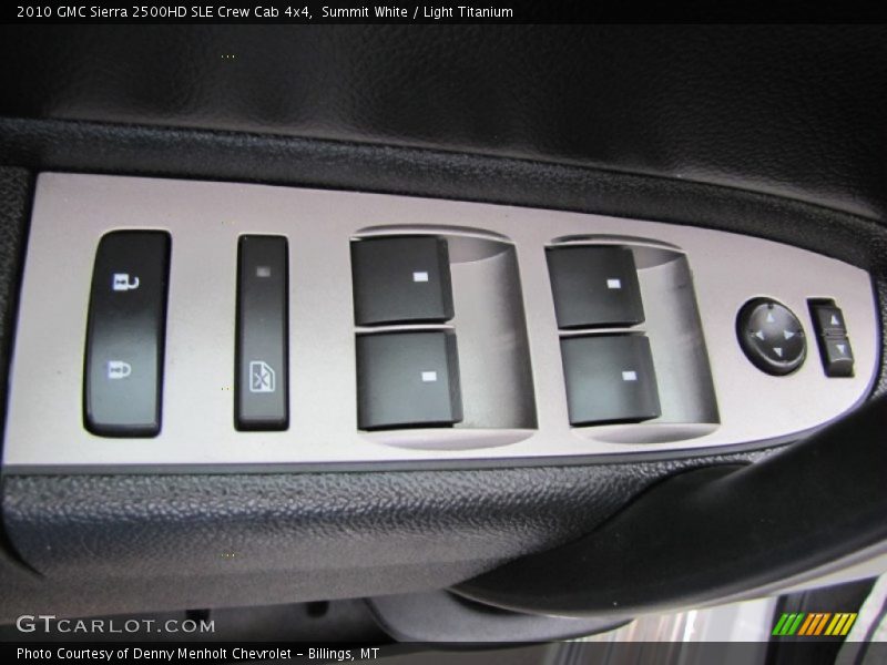 Controls of 2010 Sierra 2500HD SLE Crew Cab 4x4