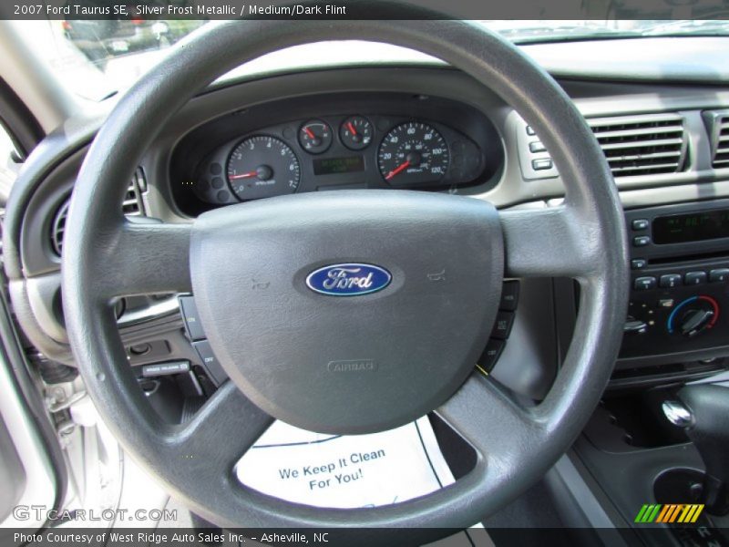 Silver Frost Metallic / Medium/Dark Flint 2007 Ford Taurus SE
