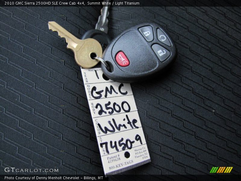 Summit White / Light Titanium 2010 GMC Sierra 2500HD SLE Crew Cab 4x4