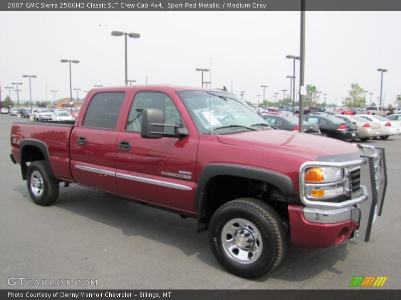 Sport Red Metallic / Medium Gray 2007 GMC Sierra 2500HD Classic SLT Crew Cab 4x4