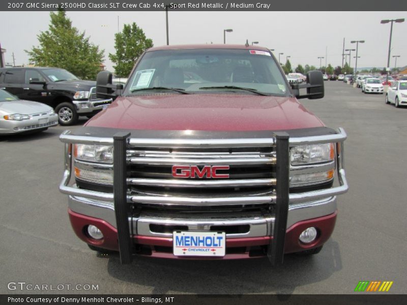 Sport Red Metallic / Medium Gray 2007 GMC Sierra 2500HD Classic SLT Crew Cab 4x4