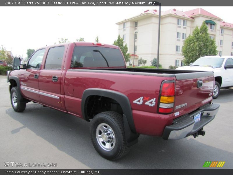 Sport Red Metallic / Medium Gray 2007 GMC Sierra 2500HD Classic SLT Crew Cab 4x4