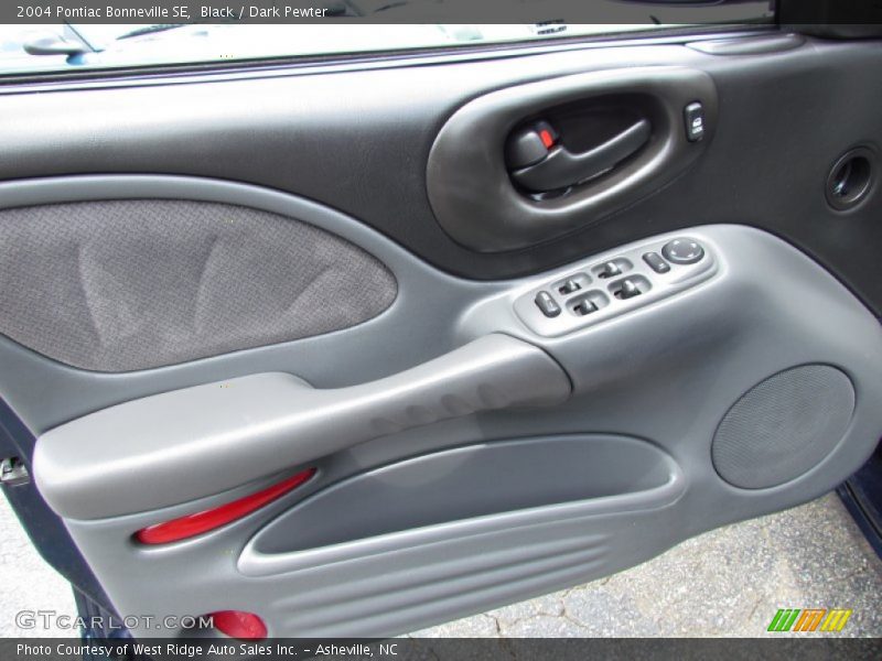 Black / Dark Pewter 2004 Pontiac Bonneville SE