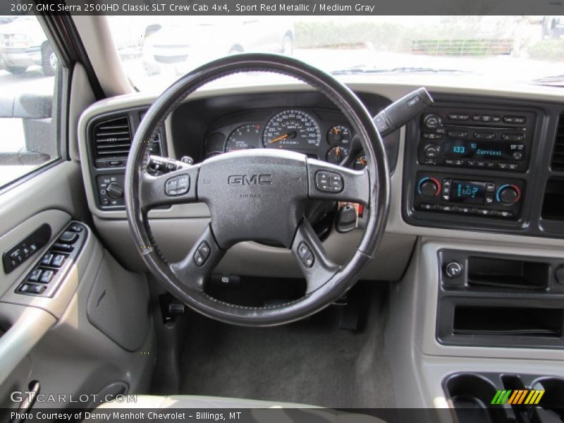 Sport Red Metallic / Medium Gray 2007 GMC Sierra 2500HD Classic SLT Crew Cab 4x4