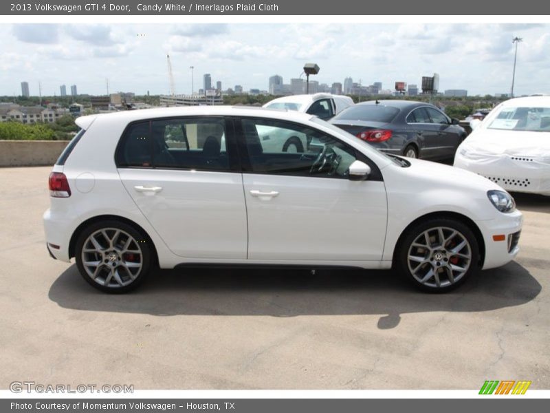 Candy White / Interlagos Plaid Cloth 2013 Volkswagen GTI 4 Door