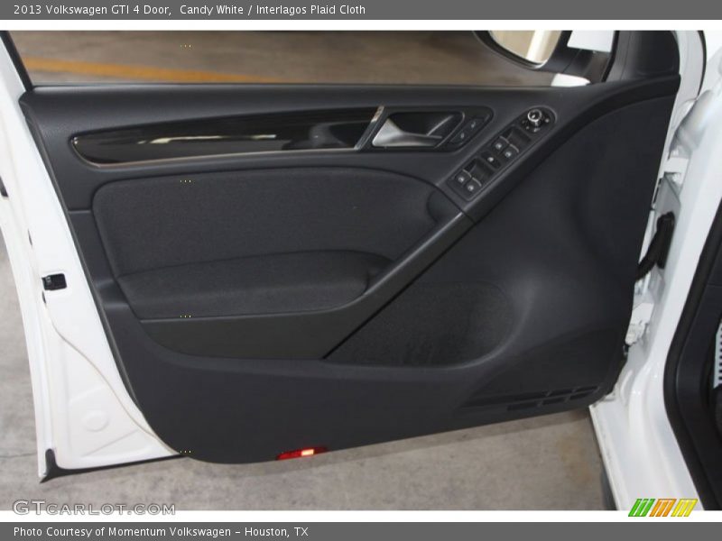 Candy White / Interlagos Plaid Cloth 2013 Volkswagen GTI 4 Door