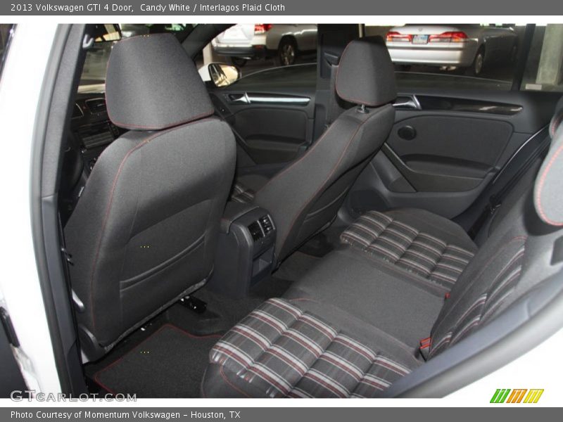 Candy White / Interlagos Plaid Cloth 2013 Volkswagen GTI 4 Door