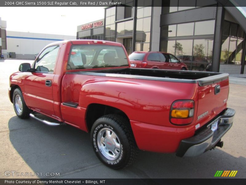 Fire Red / Dark Pewter 2004 GMC Sierra 1500 SLE Regular Cab