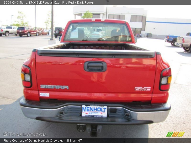 Fire Red / Dark Pewter 2004 GMC Sierra 1500 SLE Regular Cab