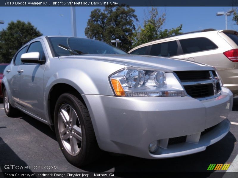 Bright Silver Metallic / Dark Slate Gray 2010 Dodge Avenger R/T