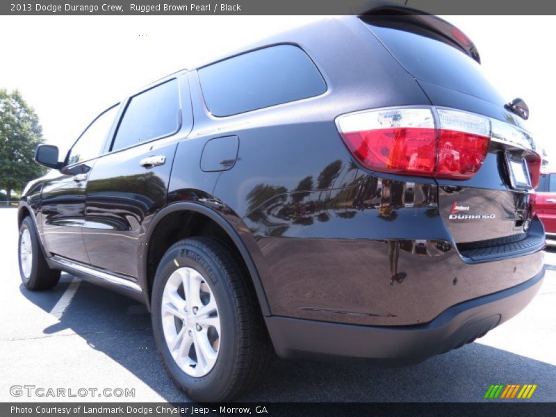 Rugged Brown Pearl / Black 2013 Dodge Durango Crew