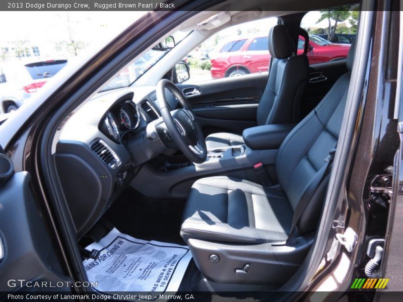 Rugged Brown Pearl / Black 2013 Dodge Durango Crew