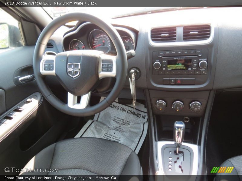 New Bright White / Black 2013 Dodge Avenger SXT