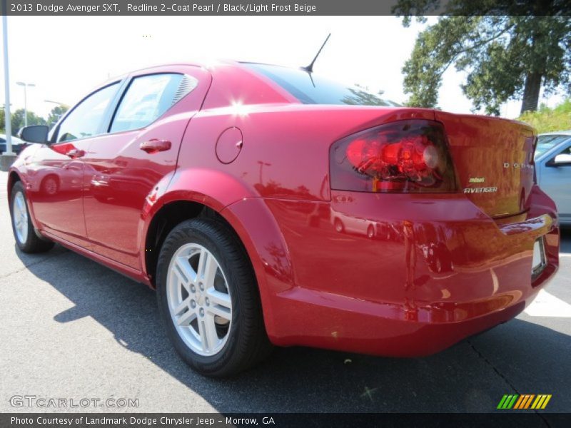 Redline 2-Coat Pearl / Black/Light Frost Beige 2013 Dodge Avenger SXT