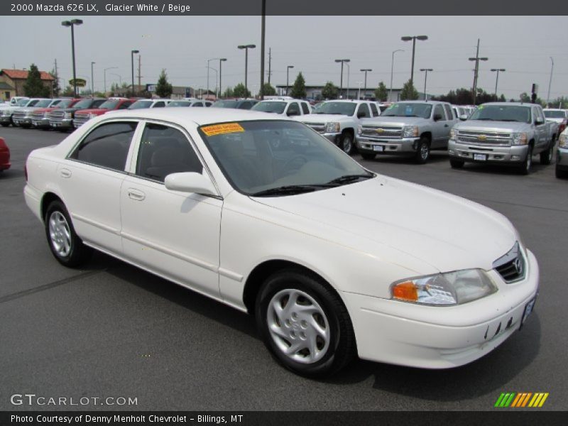 Front 3/4 View of 2000 626 LX