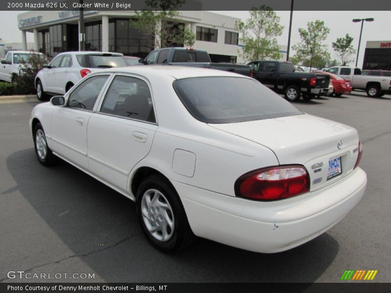 Glacier White / Beige 2000 Mazda 626 LX