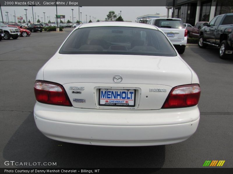 Glacier White / Beige 2000 Mazda 626 LX