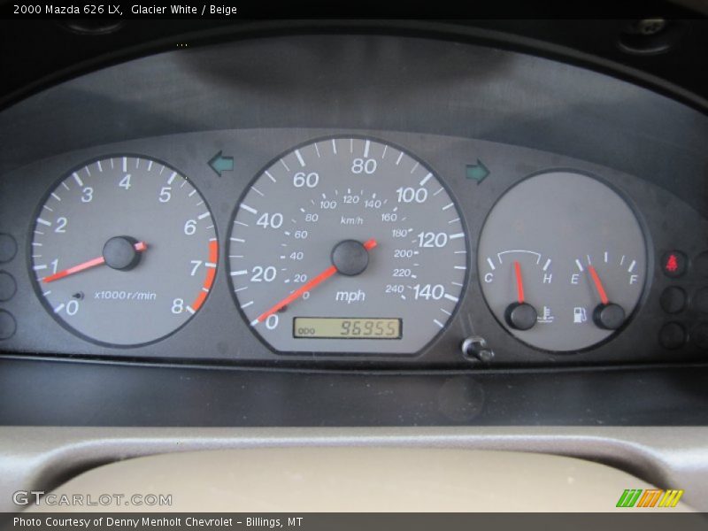  2000 626 LX LX Gauges
