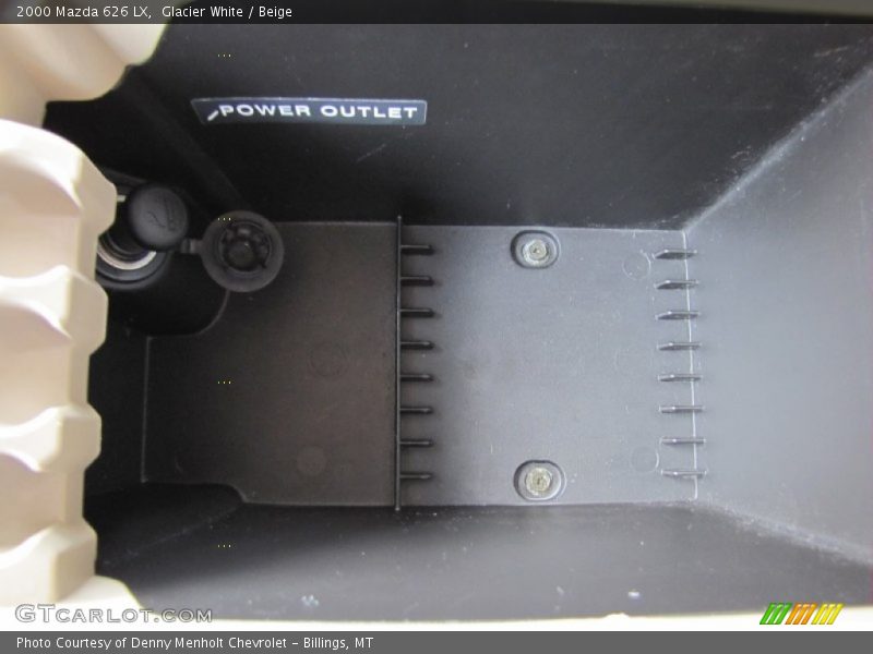 Glacier White / Beige 2000 Mazda 626 LX
