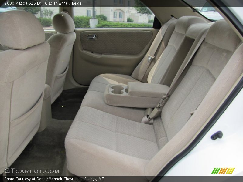 Glacier White / Beige 2000 Mazda 626 LX