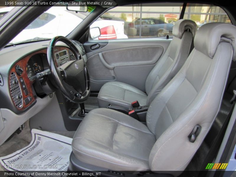  1996 900 SE Turbo Convertible Gray Interior