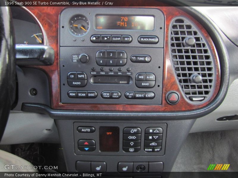 Controls of 1996 900 SE Turbo Convertible