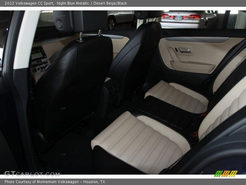 Night Blue Metallic / Desert Beige/Black 2013 Volkswagen CC Sport