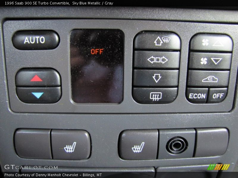 Controls of 1996 900 SE Turbo Convertible