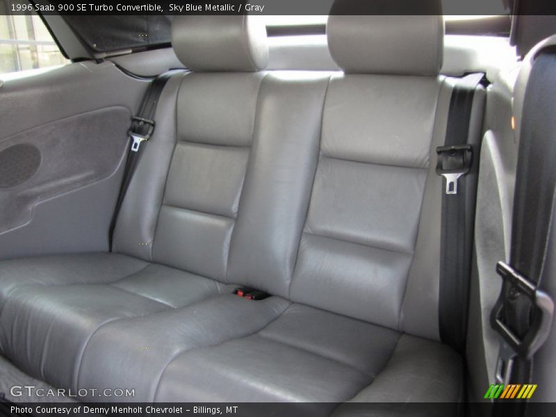 Rear Seat of 1996 900 SE Turbo Convertible