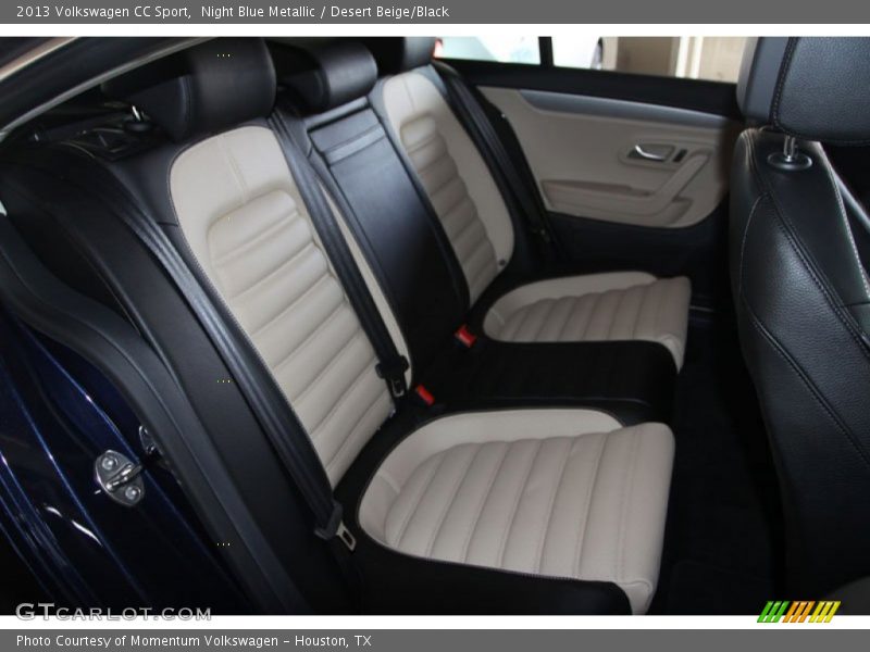 Night Blue Metallic / Desert Beige/Black 2013 Volkswagen CC Sport