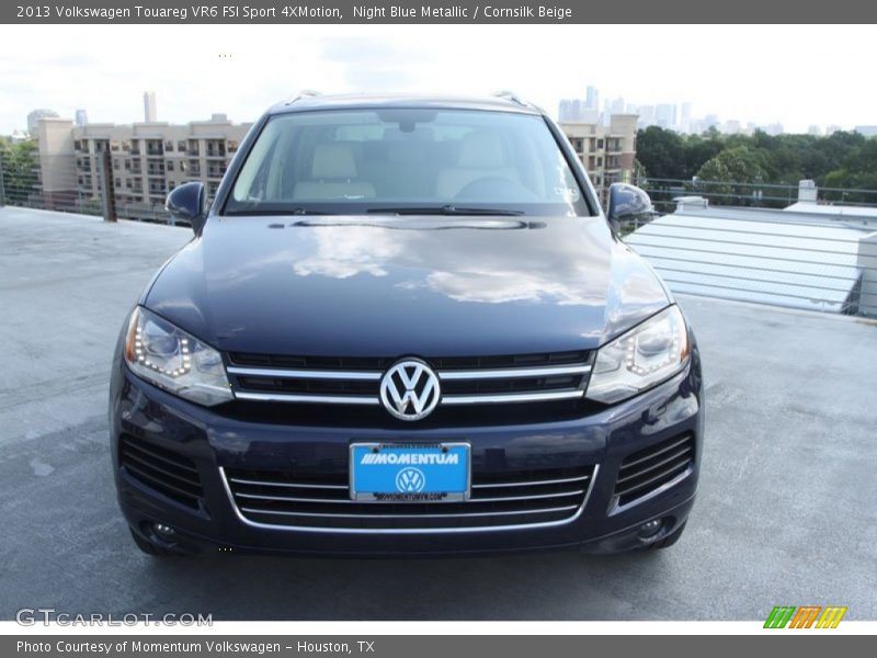 Night Blue Metallic / Cornsilk Beige 2013 Volkswagen Touareg VR6 FSI Sport 4XMotion