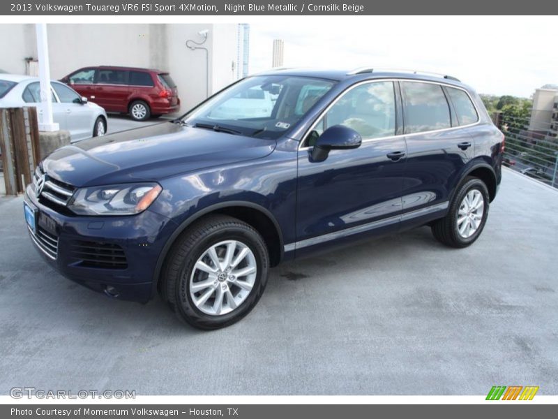 Night Blue Metallic / Cornsilk Beige 2013 Volkswagen Touareg VR6 FSI Sport 4XMotion