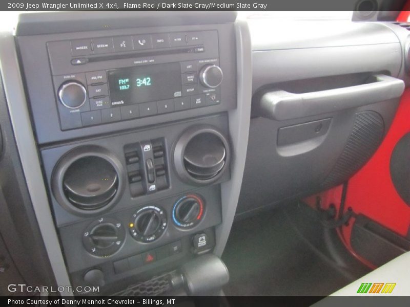 Flame Red / Dark Slate Gray/Medium Slate Gray 2009 Jeep Wrangler Unlimited X 4x4
