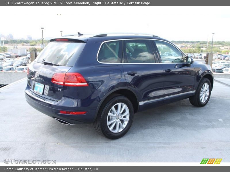 Night Blue Metallic / Cornsilk Beige 2013 Volkswagen Touareg VR6 FSI Sport 4XMotion