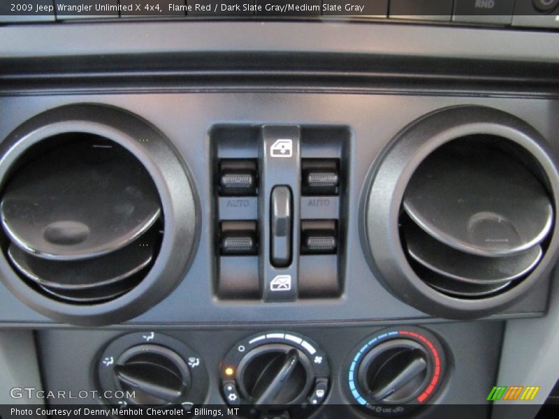Flame Red / Dark Slate Gray/Medium Slate Gray 2009 Jeep Wrangler Unlimited X 4x4
