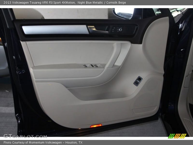 Night Blue Metallic / Cornsilk Beige 2013 Volkswagen Touareg VR6 FSI Sport 4XMotion