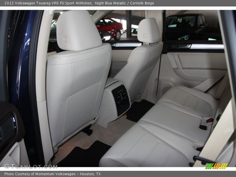 Night Blue Metallic / Cornsilk Beige 2013 Volkswagen Touareg VR6 FSI Sport 4XMotion