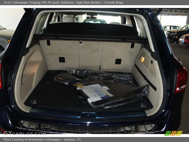 Night Blue Metallic / Cornsilk Beige 2013 Volkswagen Touareg VR6 FSI Sport 4XMotion