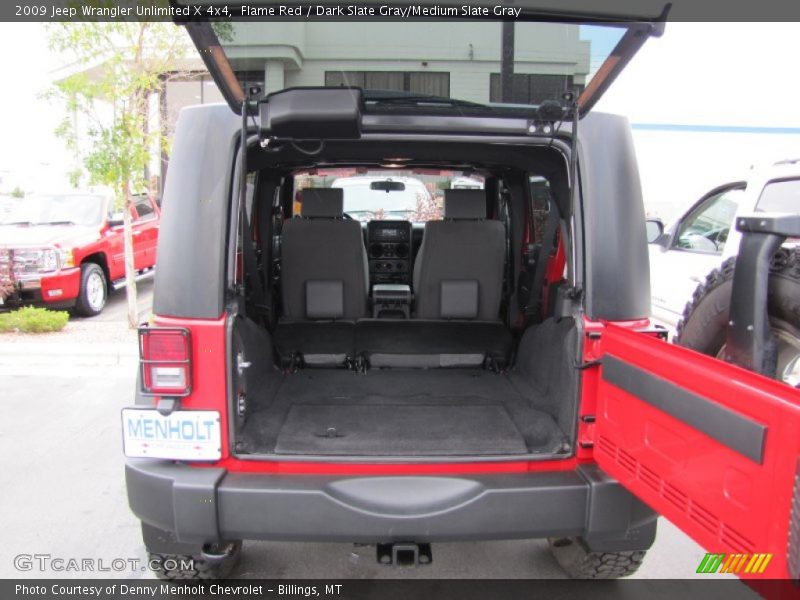 Flame Red / Dark Slate Gray/Medium Slate Gray 2009 Jeep Wrangler Unlimited X 4x4
