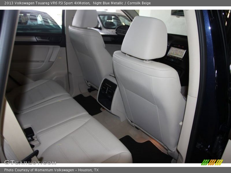 Night Blue Metallic / Cornsilk Beige 2013 Volkswagen Touareg VR6 FSI Sport 4XMotion