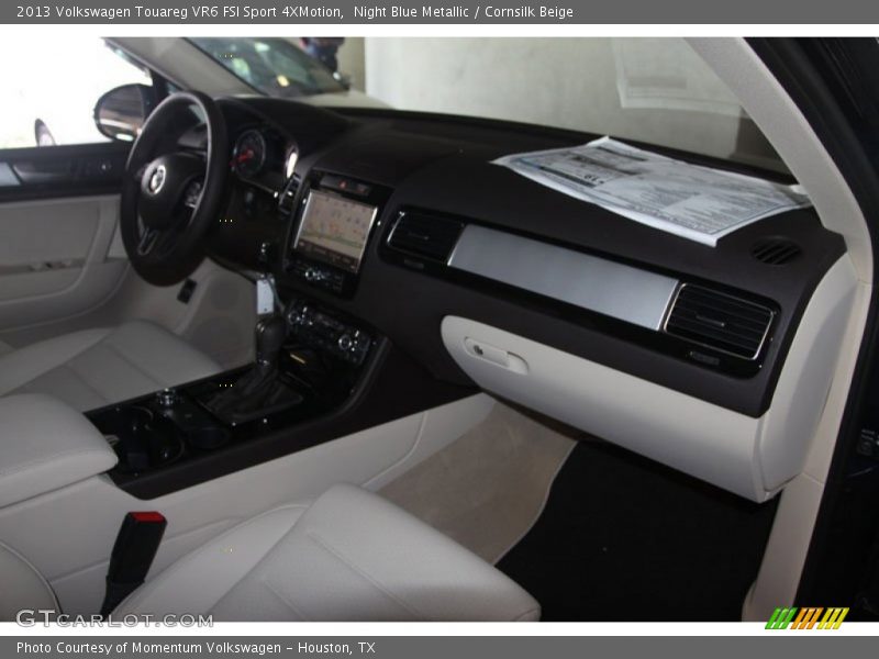 Night Blue Metallic / Cornsilk Beige 2013 Volkswagen Touareg VR6 FSI Sport 4XMotion