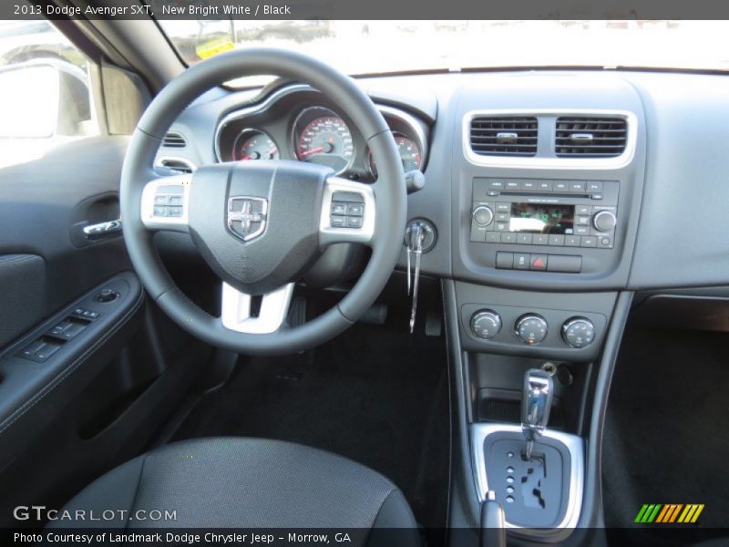 New Bright White / Black 2013 Dodge Avenger SXT
