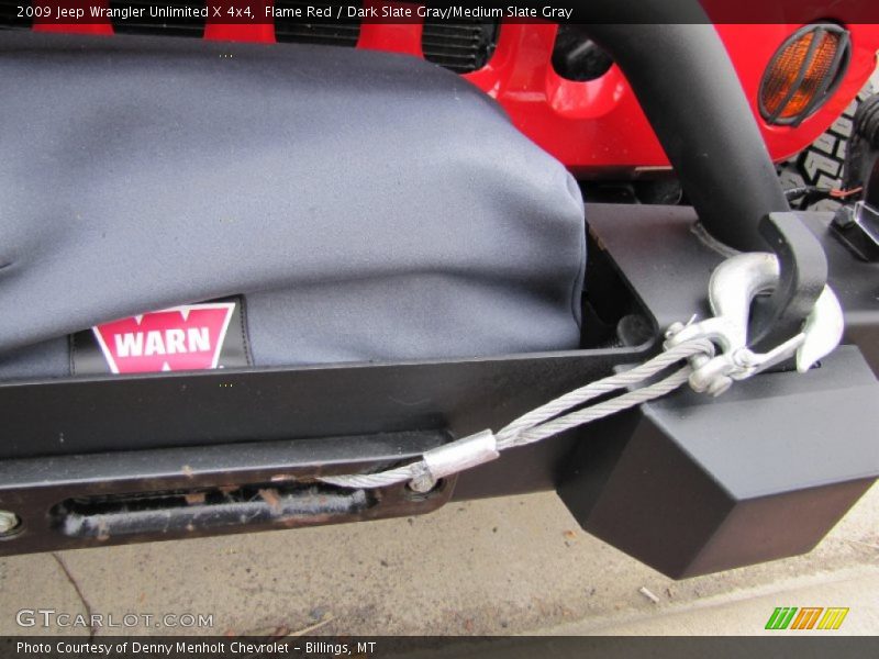 Flame Red / Dark Slate Gray/Medium Slate Gray 2009 Jeep Wrangler Unlimited X 4x4