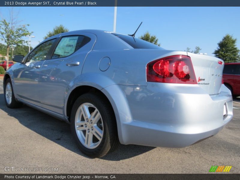 Crystal Blue Pearl / Black 2013 Dodge Avenger SXT